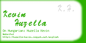 kevin huzella business card